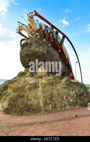 Bellissima vista del Dataran Bengkoka Pitas, Sabah, Malaysia Foto Stock