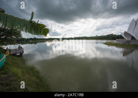 Phuttha Utthayan Wat Pa Dong Rai, tempio nel nord est della Thailandia. Foto Stock