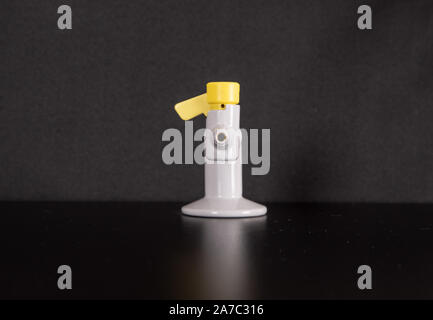 Scuola scienza gas rubinetto uk Foto Stock