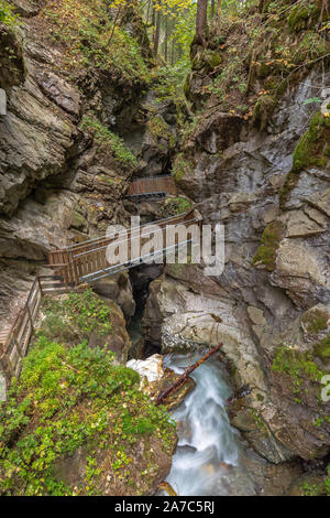 Orrido Gilfenklamm vicino a Vipiteno (Vipiteno), Alto Adige Foto Stock