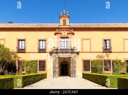 Siviglia Real Alcazar Patio del Crucero (Cortile del crossing) nella Siviglia Real palazzo di Alcazar siviglia Spagna Siviglia Andalusia Spagna UE Europa Foto Stock