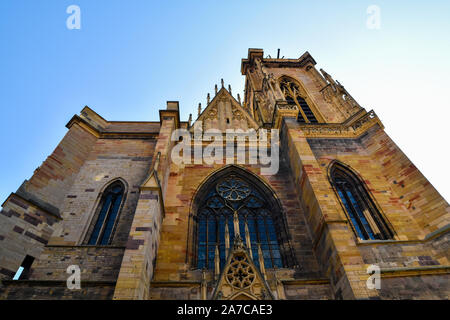 San Martino la chiesa di Colmar. Foto Stock