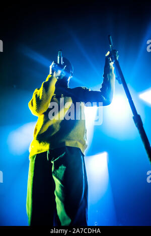 Copenhagen, Danimarca. 31st, ottobre 2019. Il canadese del cantante, compositore e musicista Daniel Cesare esegue un concerto dal vivo a VEGA in Copenhagen. (Photo credit: Gonzales foto - Joe Miller). Foto Stock