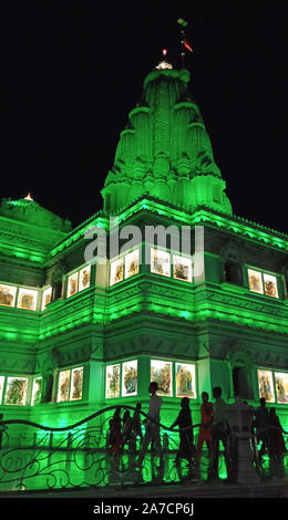 Prem Mandir è un tempio indù di Krishna in Vrindavan, Mathura, India. Foto/Sumit Saraswat Foto Stock