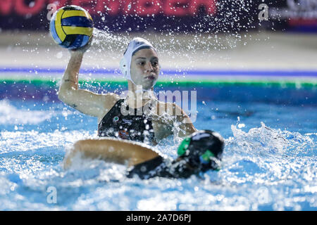 Chiappini (sis roma) durante il sis Roma vs esilio SG, Roma, Italia, 31 ott 2019, pallanuoto Waterpolo Eurolega campionato delle donne Foto Stock