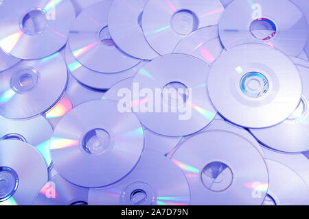 Datenverlust, DVD und CD, Speichermedium, Foto Stock