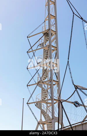 Helix scalinata a spirale struttura Torre di San Marino Foto Stock