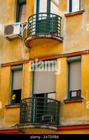 Complesso residenziale costruito nel 'american style' nel 1946, dall'architetto Vladimir Šubic, Lubiana, Slovenia Foto Stock