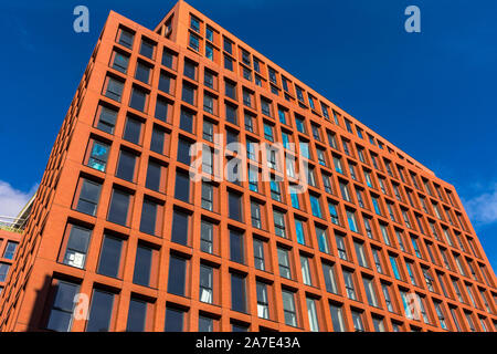 La Manchester piazza nuova di sviluppo (in costruzione, Ott 2019), Manchester, Inghilterra, Regno Unito Foto Stock