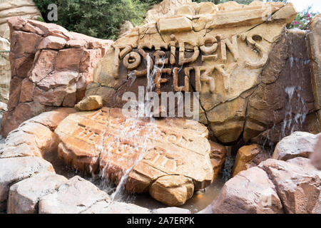 Poseidon la furia al continente perduto, Isole di avventura, Universal Studios, Orlando, Florida, Stati Uniti d'America Foto Stock