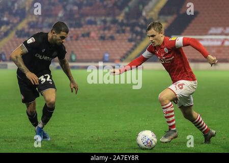 1 novembre 2019, Oakwell, Barnsley, Inghilterra; Sky scommessa campionato, Barnsley v Bristol City : credito: Mark Cosgrove/news immagini Foto Stock