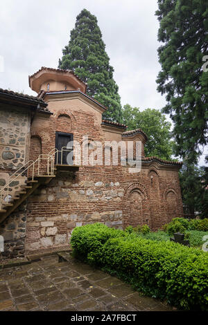 La parte antica della antica chiesa di Boyana sulla periferia di Sofia Foto Stock