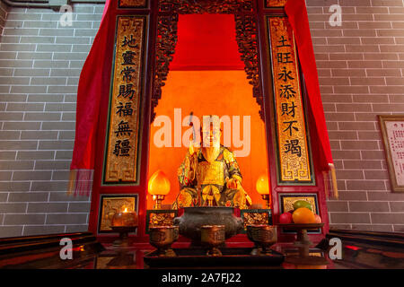 Tap Mun, dell'Isola di Hong Kong - Il Tempio di Tin Hau Foto Stock