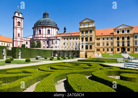 Zámek Jaroměřice nad Rokytnou, Kraj Oberland, Česka republika / castle Jaromerice nad Rokytnou, Vysocina distretto, Repubblica Ceca, Europa Foto Stock