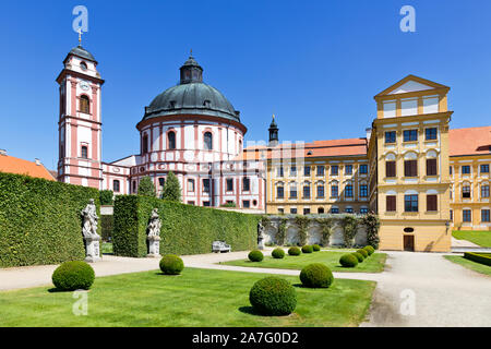 Zámek Jaroměřice nad Rokytnou, Kraj Oberland, Česka republika / castle Jaromerice nad Rokytnou, Vysocina distretto, Repubblica Ceca, Europa Foto Stock