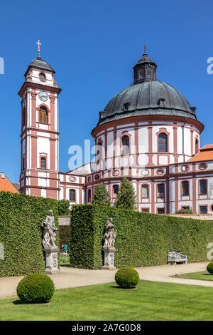 Zámek Jaroměřice nad Rokytnou, Kraj Oberland, Česka republika / castle Jaromerice nad Rokytnou, Vysocina distretto, Repubblica Ceca, Europa Foto Stock