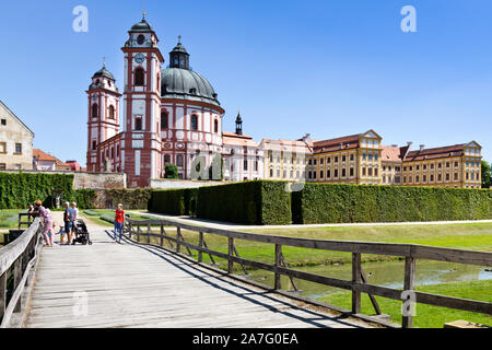 Zámek Jaroměřice nad Rokytnou, Kraj Oberland, Česka republika / castle Jaromerice nad Rokytnou, Vysocina distretto, Repubblica Ceca, Europa Foto Stock