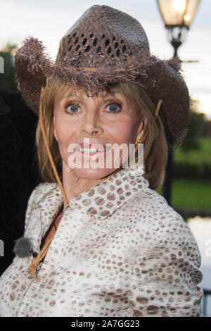 Britt Ekland attrice svedese lavorare a Los Angeles e a Londra ex moglie di Peter Sellers e un James Bond girl Foto Stock