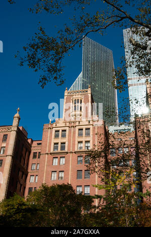 Tudor City, dal lato est, Manhattan NYC Foto Stock