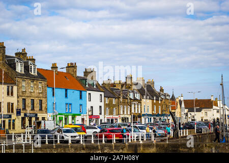 Anstruther, una città di pescatori in Scozia Foto Stock