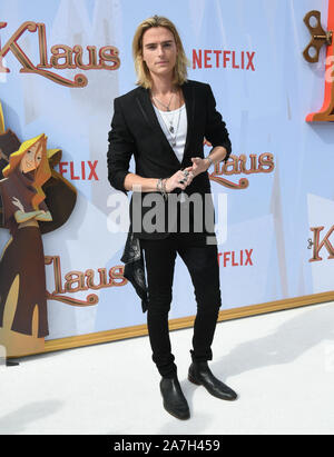 Il 2 novembre 2019, Westwood, CALIFORNIA, STATI UNITI D'AMERICA: 02 Novembre 2019 - Westwood, California - Luca Eisner. Netflix è ''Klaus " Los Angeles Premiere detenute al Regency Village Theatre. Photo credit: Birdie Thompson/AdMedia (credito Immagine: © Birdie Thompson/AdMedia via ZUMA filo) Foto Stock