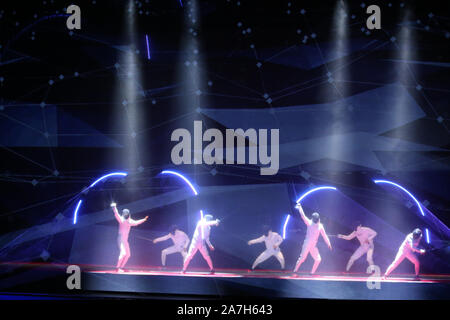 La linea Cube Shibuya, Tokyo, Giappone. 2° Nov, 2019. Apertura, 2 novembre 2019 - Scherma : tutto il Giappone campionati di scherma alla linea Cube Shibuya, Tokyo, Giappone. Credito: YUTAKA AFLO/sport/Alamy Live News Foto Stock