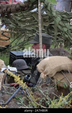 Immagine del Yorkshire esperienza di guerra 2019 Foto Stock