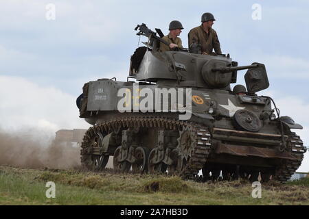 Immagine del Yorkshire esperienza di guerra 2019 Foto Stock