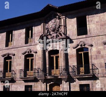 PALACIO DE HEREDIA S XVIII. Posizione: PALACIO DE VALDECARZANA-Heredia. Oviedo. ASTURIAS. Spagna. Foto Stock