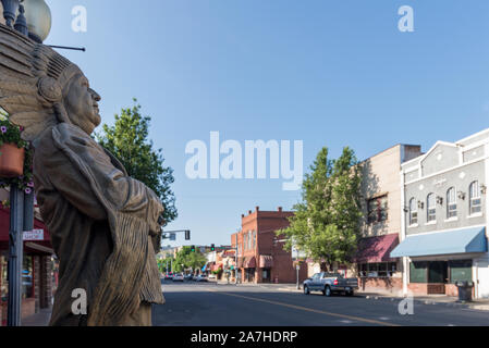 Downtown Pendleton, Oregon. Foto Stock