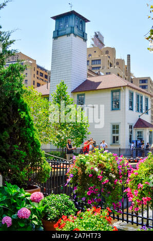 Brooklyn Ice Cream Factory Vicino A Old Fulton Street E Pier 1, Brooklyn, New York Foto Stock