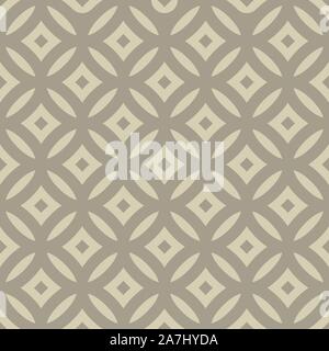 Vettore di piatto design seamless pattern geometria sullo sfondo di linee e punti che formano gli occhi al centro Illustrazione Vettoriale
