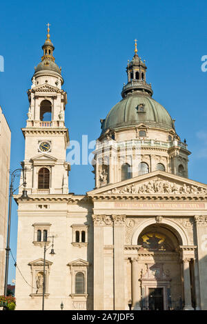 Cupola di St Stephen Basilica. Pest Budapest Foto Stock