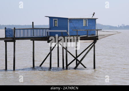 Piazze di pesca presso Yves in Charente-Maritime, Francia, nel giugno 2019. Foto Stock