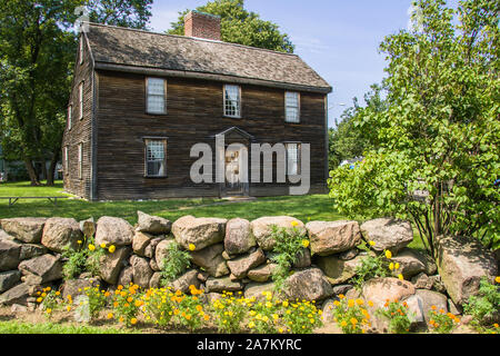 Adams National Historical Park - John Quincy Adams luogo di nascita - Quincy, MA Foto Stock