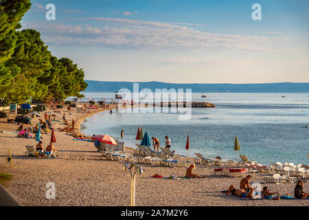 A Baška Voda, Croazia Foto Stock