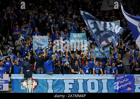 Treviso, Italia, 03 Nov 2019, ventole di treviso durante De Longhi Treviso Basket vs il Prosciutto di Carpegna Basket Pesaro - basket italiana una serie campionato - Credito: LPS/Ettore Grifoni/Alamy Live News Foto Stock
