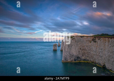 I Pinnacoli, Studland, Isle of Purbeck, Dorset, England, Regno Unito, Europa. Foto Stock