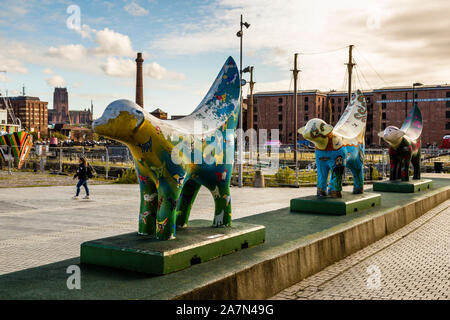 Lambanan A Liverpool, Inghilterra Foto Stock