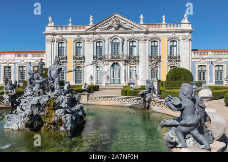 Palazzo di Queluz, Sintra, Lisbona, Portogallo, Europa Foto Stock