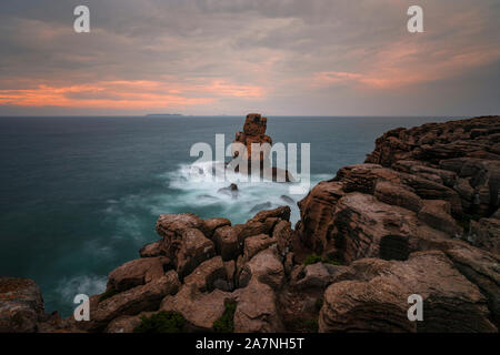 Cabo Carvoeiro, Peniche, Leiria, Oeste, Portogallo, Europa Foto Stock