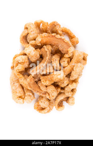 Low Carb cotenna di maiale croccante cracklins snack salato Foto Stock