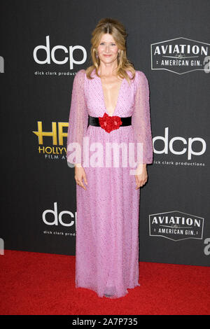 Beverly, California, Stati Uniti d'America. 03 Nov, 2019. Beverly Hills, Ca. 3 Novembre, 2019. Laura Dern al 2019 Hollywood Film Awards presso il Beverly Hilton di Beverly Hills, la California il 3 novembre 2019. Credito: Tony Forte/media/punzone Alamy Live News Credito: MediaPunch Inc/Alamy Live News Foto Stock