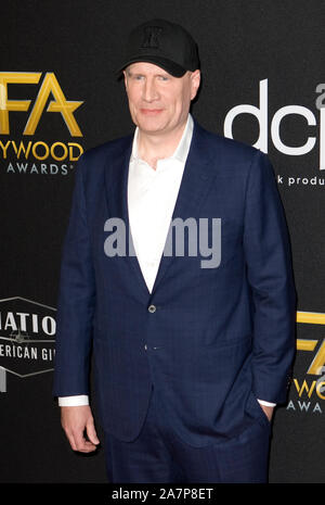 Beverly, California, Stati Uniti d'America. 03 Nov, 2019. Beverly Hills, Ca. 3 Novembre, 2019. Kevin Feige al 2019 Hollywood Film Awards presso il Beverly Hilton di Beverly Hills, la California il 3 novembre 2019. Credito: Tony Forte/media/punzone Alamy Live News Credito: MediaPunch Inc/Alamy Live News Foto Stock