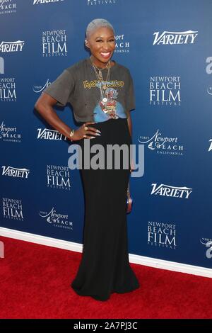 Newport Coast, CA. 3 Novembre, 2019. Cynthia Erivo presso gli arrivi per Newport Beach Film Festival cadono onori, il resort al Pelican Hill, Newport Coast, CA 3 novembre 2019. Credito: Priscilla concedere/Everett raccolta/Alamy Live News Foto Stock