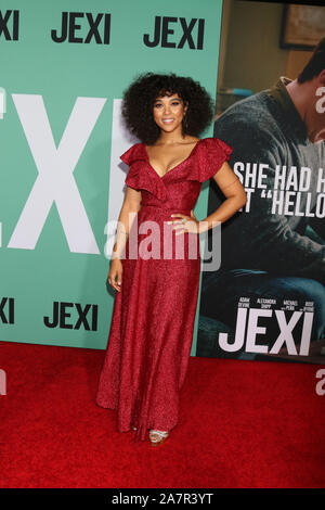 "Jexi' Premiere al Bruin Theatre il 3 ottobre 2019 a Westwood, CA dotata di: Alexandra Shipp dove: Westwood, California, Stati Uniti quando: 04 Ott 2019 Credit: Nicky Nelson/WENN.com Foto Stock