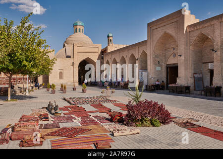 Toki Sarrafon, antica Cupola di Trading a Bukhara, Uzbekistan in Asia centrale Foto Stock