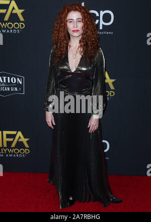 Beverly Hills, Stati Uniti. 03 Nov, 2019. Beverly Hills, Stati Uniti. 03 Nov, 2019.Alma Har'el arriva alla XXIII edizione Hollywood Film Awards tenutosi presso il Beverly Hilton Hotel il 3 novembre 2019 a Beverly Hills Los Angeles, California, Stati Uniti. (Foto di Xavier COLLIN/Image Press Agency) Credito: Image Press Agency/Alamy Live News Foto Stock
