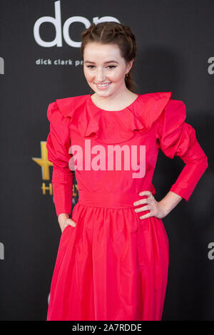 Beverly Hills, Ca. 3 Novembre, 2019. Kaitlyn Dever al 2019 Hollywood Film Awards presso il Beverly Hilton di Beverly Hills, la California il 3 novembre 2019. Credito: Tony Forte/media/punzone Alamy Live News Foto Stock