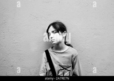 Moody ragazzo da parete. Foto Stock